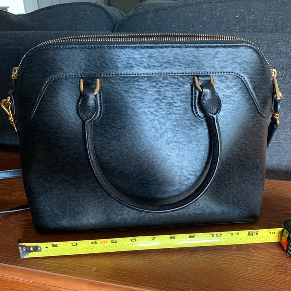 Ralph Lauren Black Leather Handbag - Picture 4 of 5